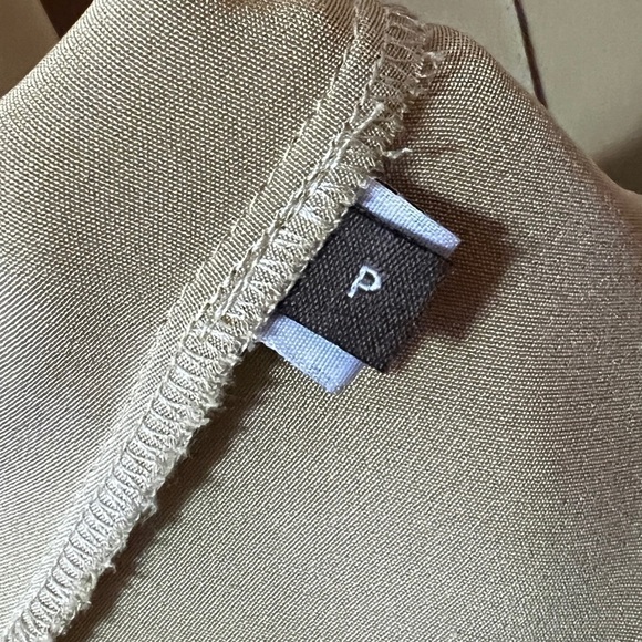 Peter Cohen | Silk Shirt Dress V-Neck Split Neckline Popover Chartreuse Size XS - Picture 14 of 16